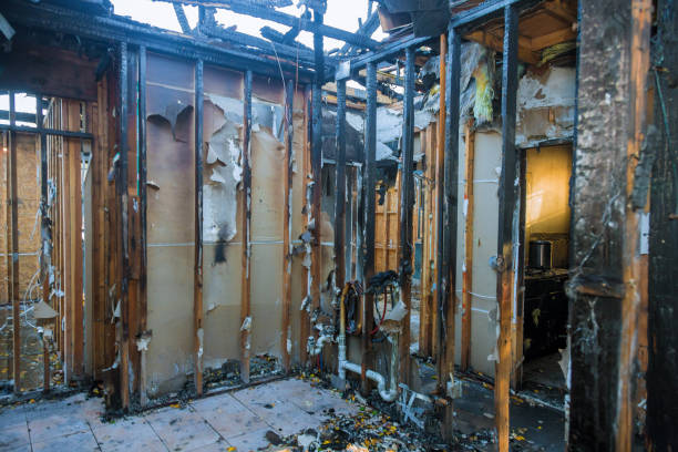 Professional Emergency Fire Cleanup technician working in Tuolumne City, CA